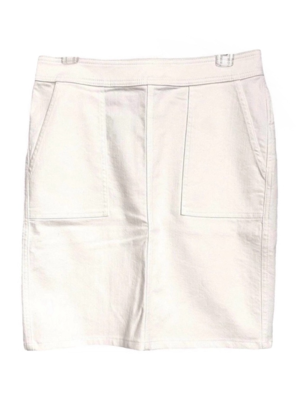Lands' End NEW Stain-Repel Denim Cotten & Rayon